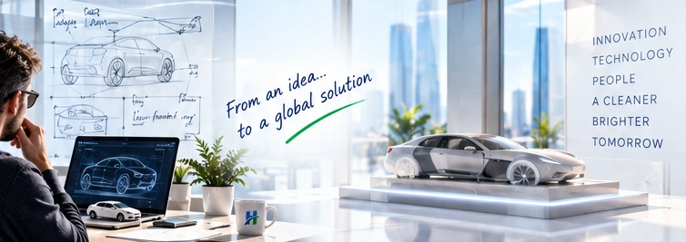 Hannk technology concept development and connected vehicle research