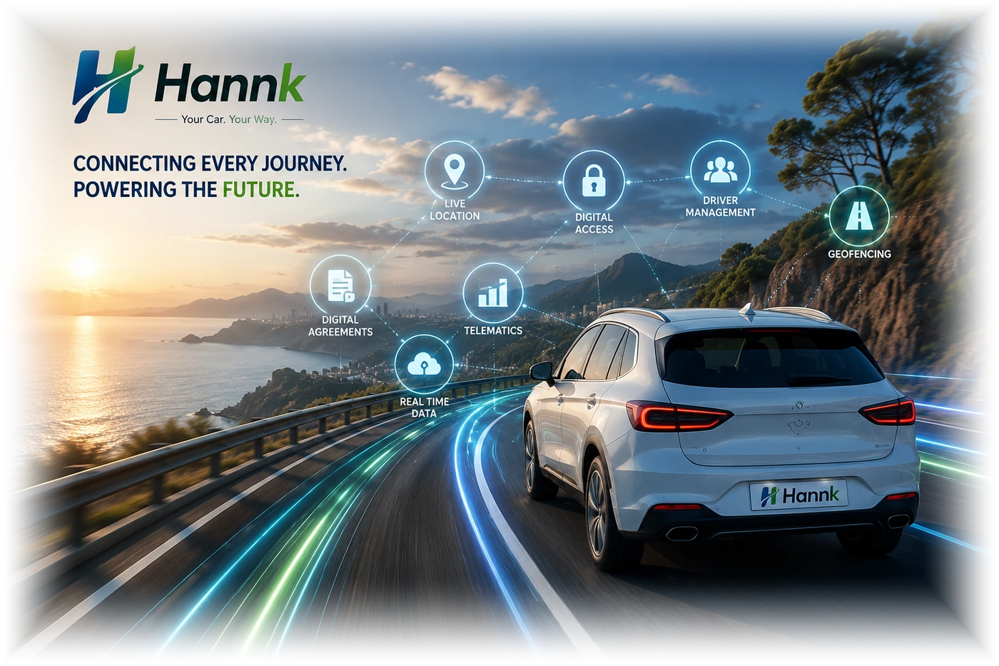Self-service car rental without building another desk